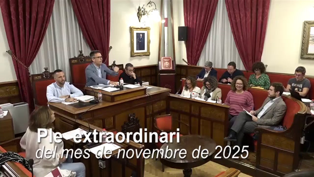 poster Ple ordinari 6 de novembre de 2025